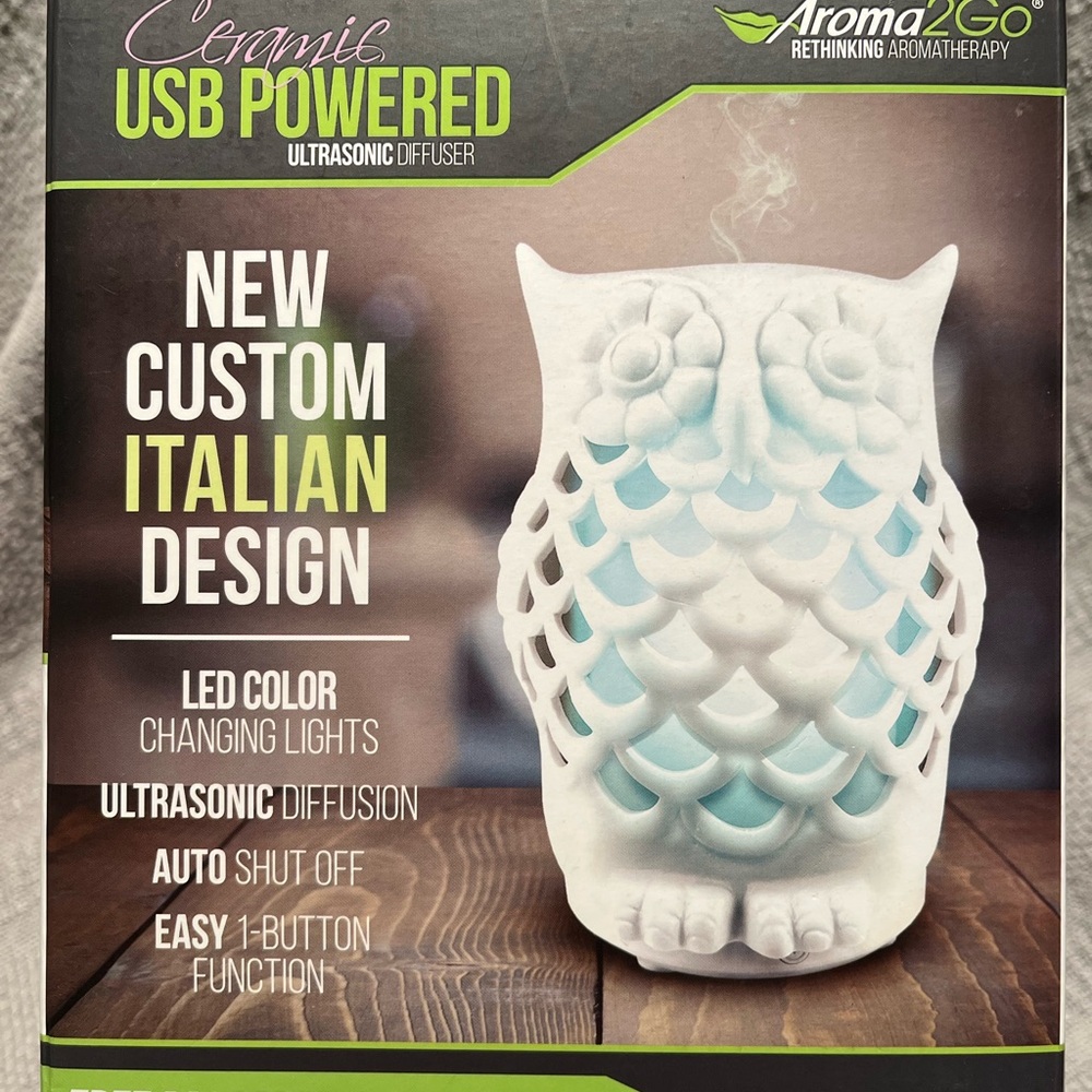 Ceramic Owl Aroma Diffuser